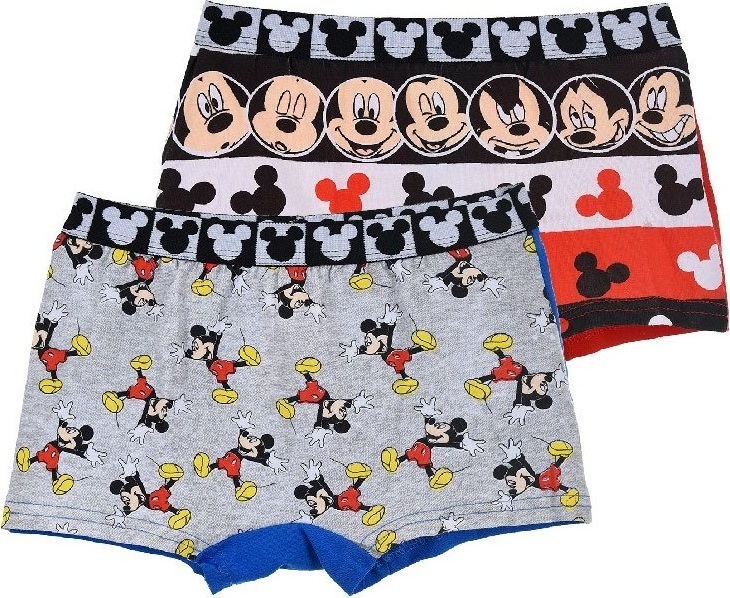 Disney Mickey Mouse 2 ks chlapčenských boxeriek Veľkosť: 104/110