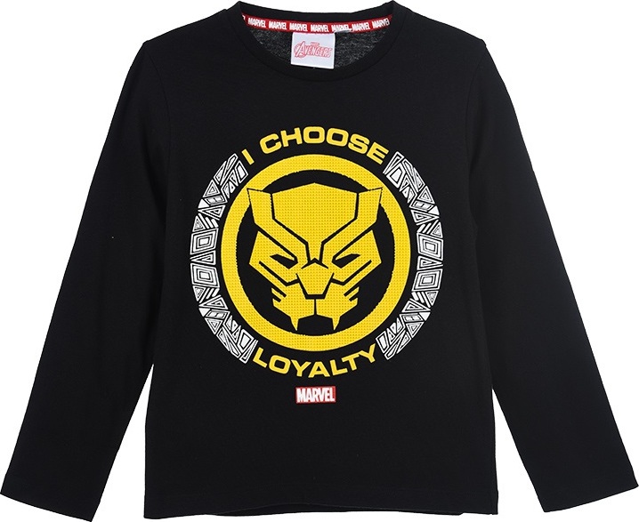 Čierne tričko Black Panther Veľkosť: 128