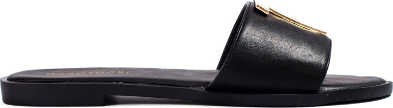 Dámske čierne ploché sandále Potocki 23-21043B Veľkosť: 37