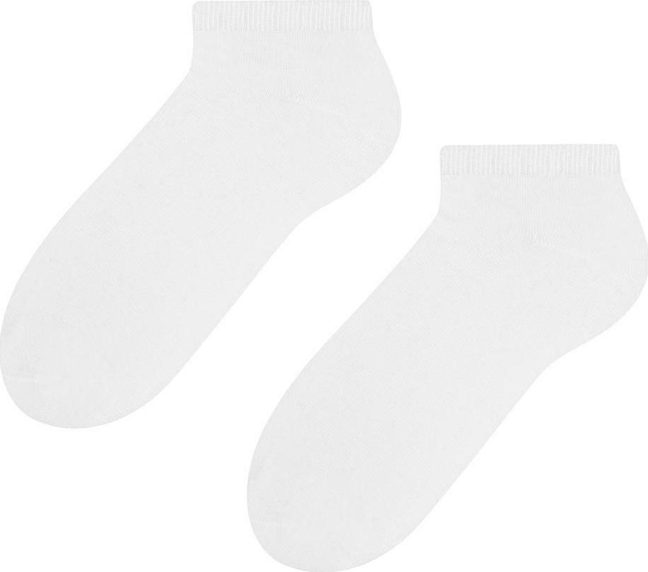 Biele členkové dámske ponožky Art. 052 Art. 052 UX01, WHITE Veľkosť: 35/37