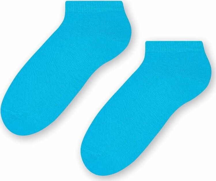 Tyrkysovo modré členkové dámske ponožky Art. 052 * Art. 052 UX35, BLUE Veľkosť: 35/37