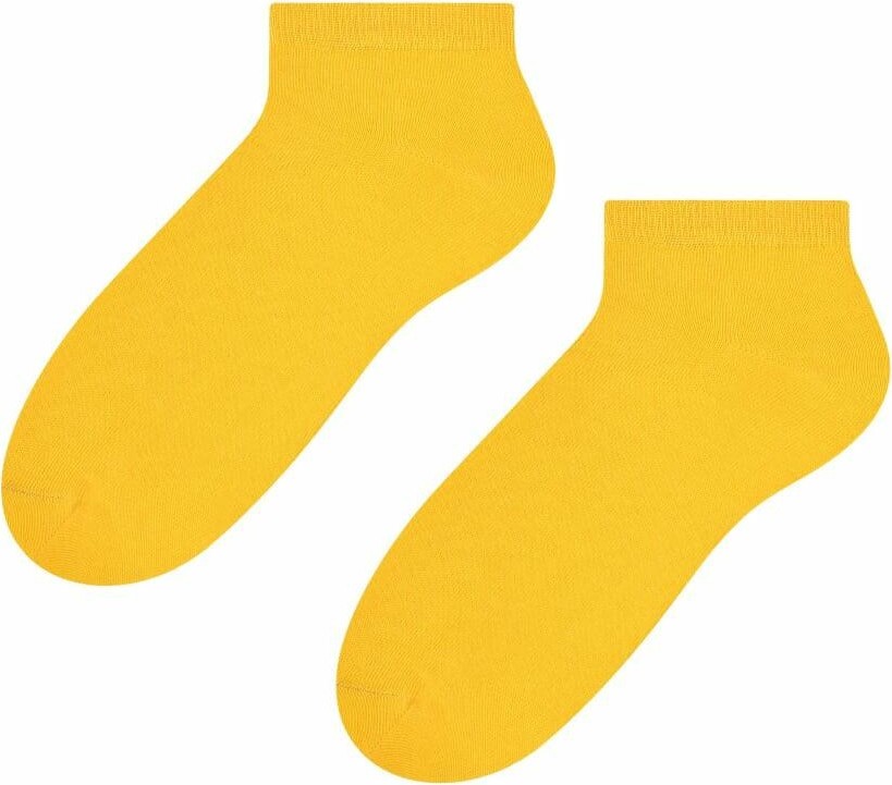 Žlté členkové dámske ponožky Art. 052 Art. 052 WX038, YELLOW Veľkosť: 35/37