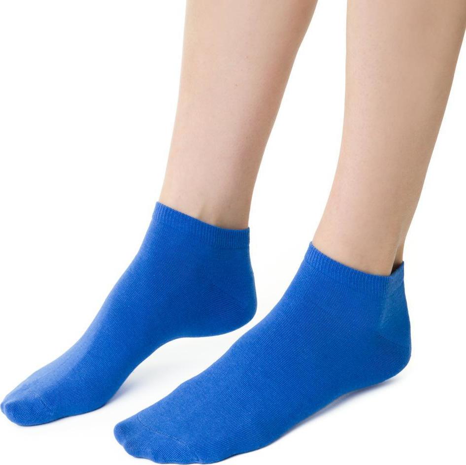 Modré dámske členkové ponožky Art. 052 Art. 052 WX042, BLUE Veľkosť: 35/37