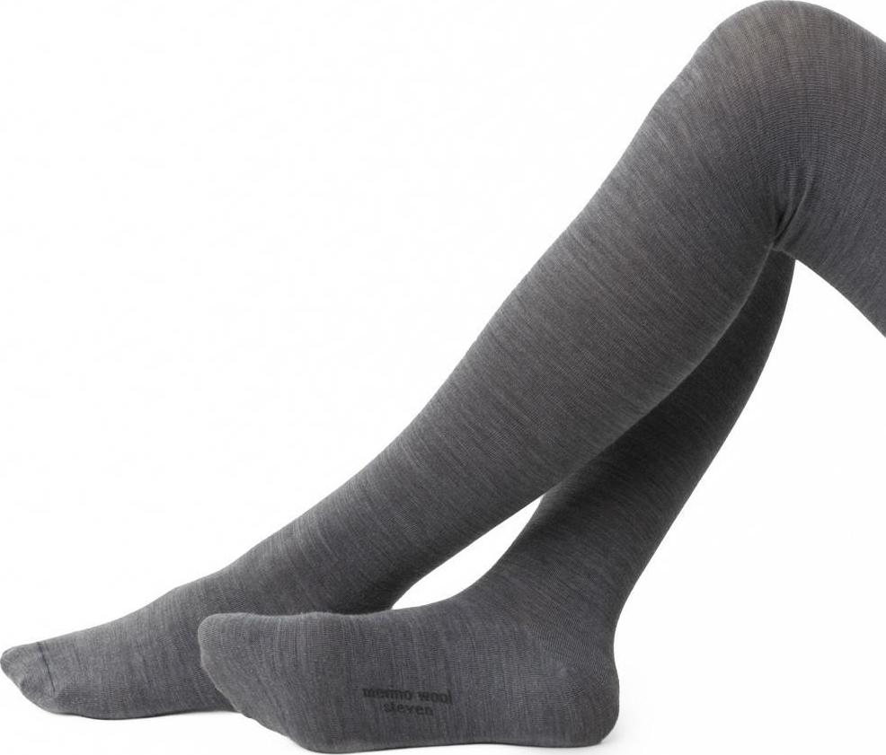Šedé dámske merino pančuchy - XXL 156-168 - Art.130 BK003, SIZE XXL 156 - 168 GRAY Veľkosť: 156/168