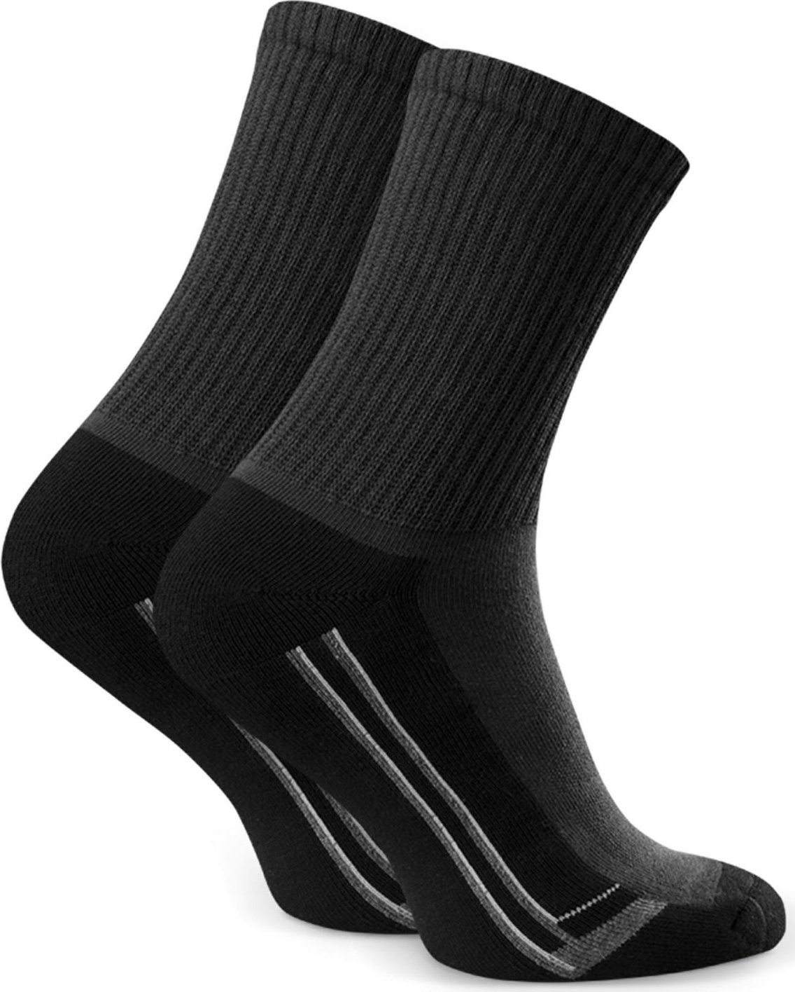 Čierne pánske bavlnené ponožky Art. 047 AX112, SIZE 41-43 GRAPHITE Veľkosť: 38/40