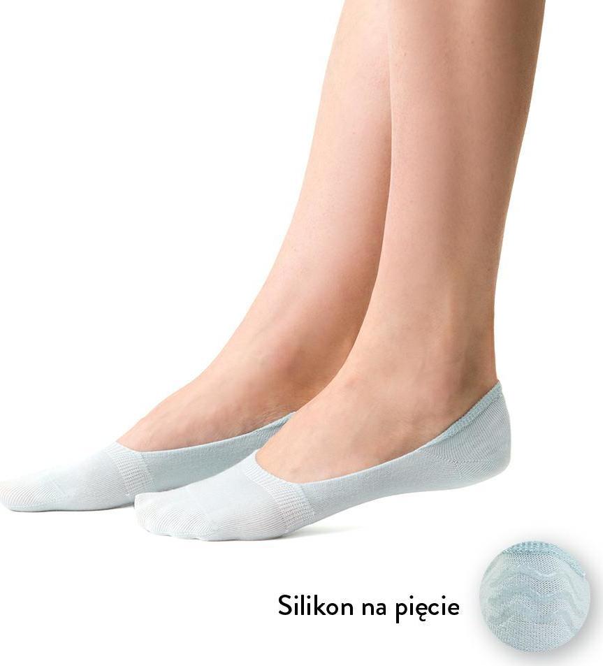 Čierne krátke dámske ponožky Art.058 DX005, GRAPHITE Veľkosť: 35/37