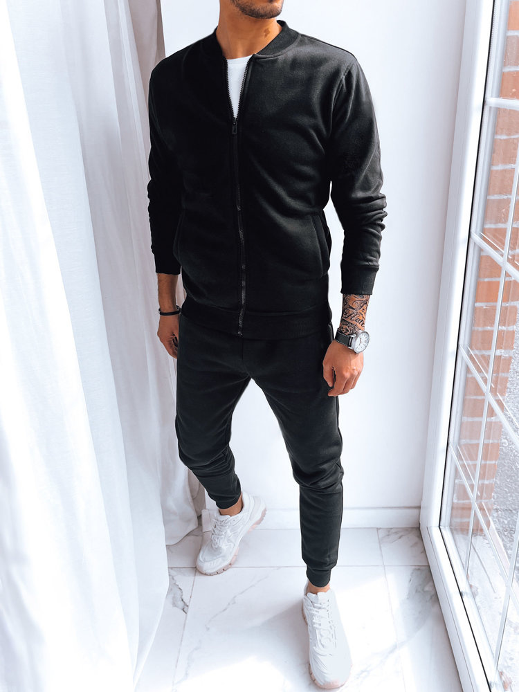 Čierna tepláková súprava bez kapucne AX0729 Veľkosť: XL