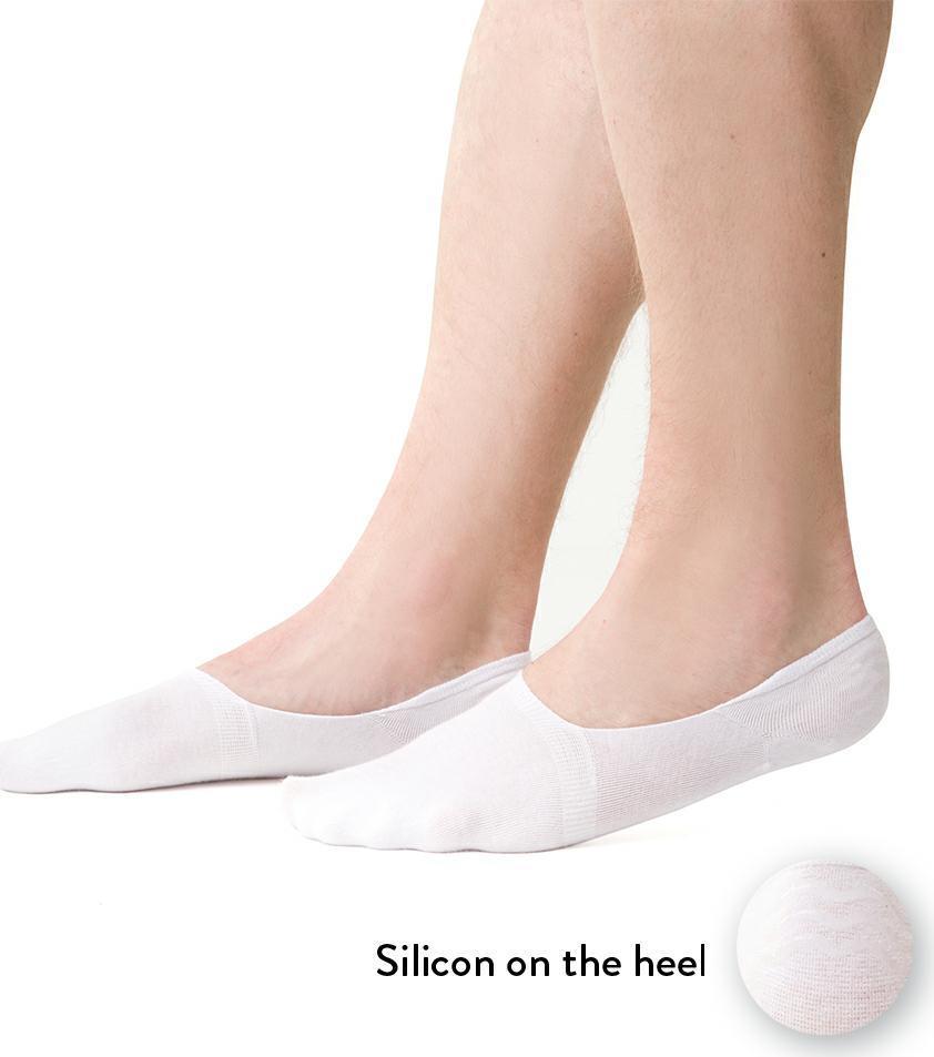 Biele dámske krátke ponožky Art.058 DJ001, SIZE 35-37 WHITE Veľkosť: 41/43