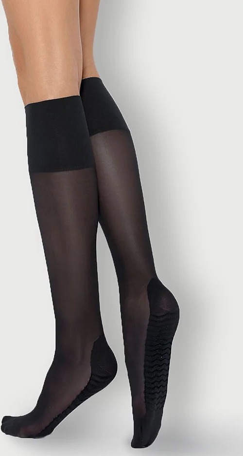 Silonkové podkolienky Mona Relax 20 den Veľkosť: ONE SIZE, Barva: čierna