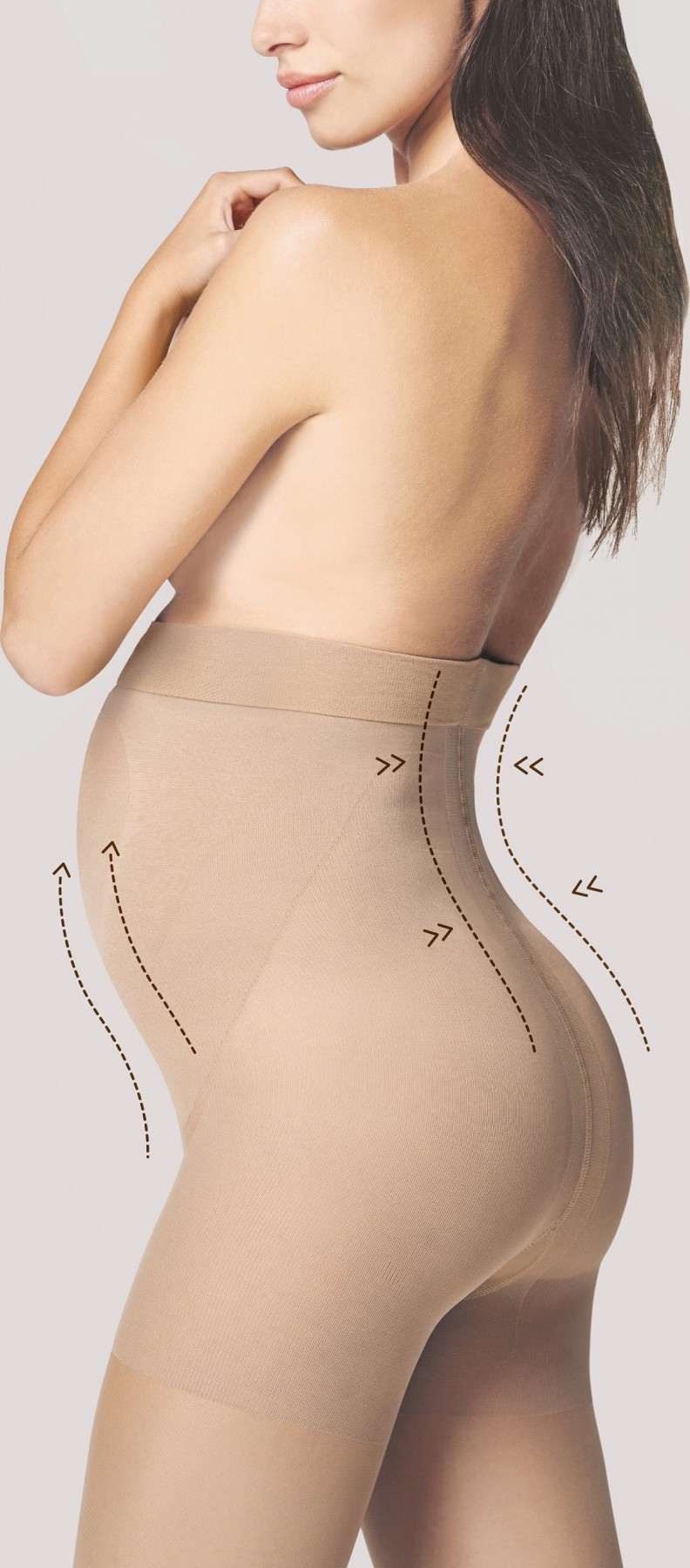 Tehotenské silonky Fiore Mama M 5208 20 den Veľkosť: S, Barva: telová