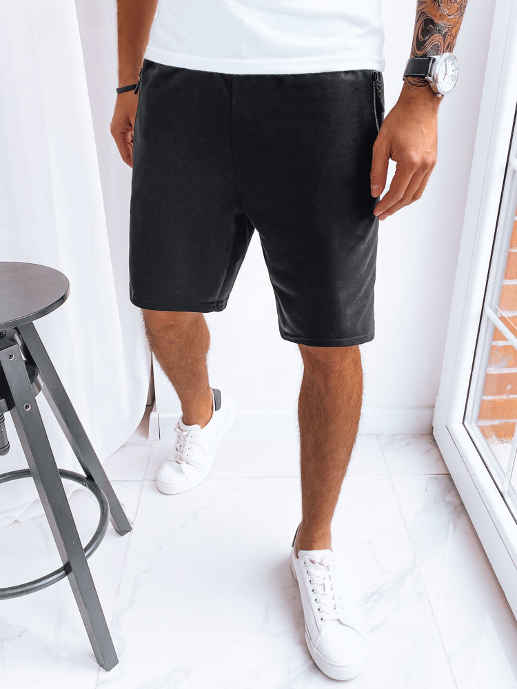 Čierne teplákové šortky SX2262 Veľkosť: 2XL