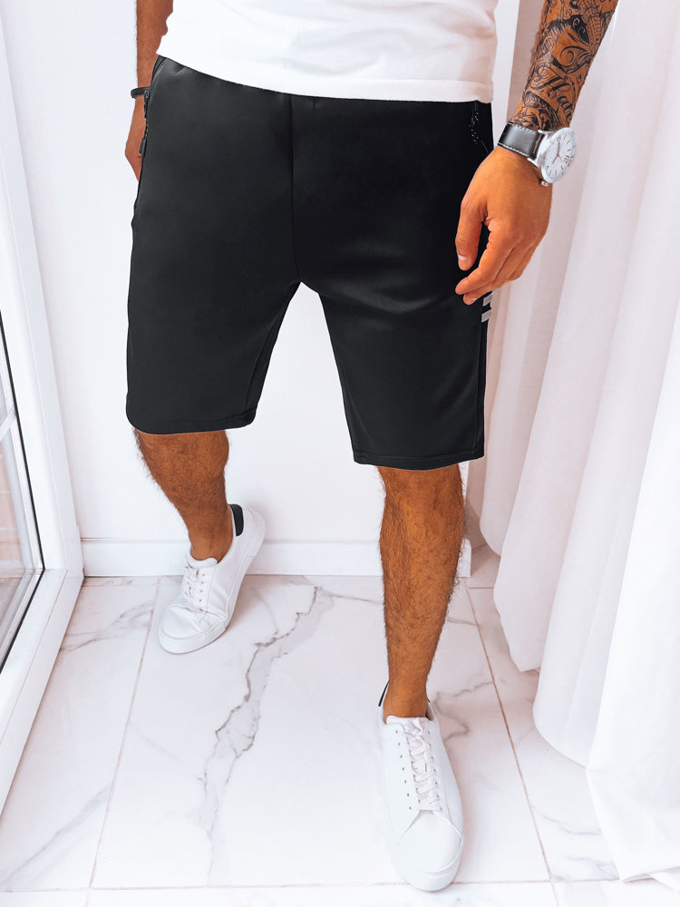 Čierne teplákové šortky SX2254 Veľkosť: 2XL