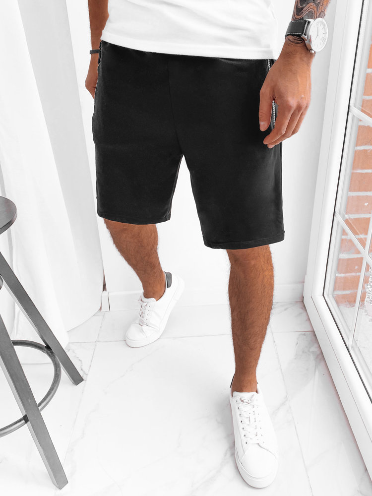 Čierne teplákové šortky SX2275 Veľkosť: 2XL