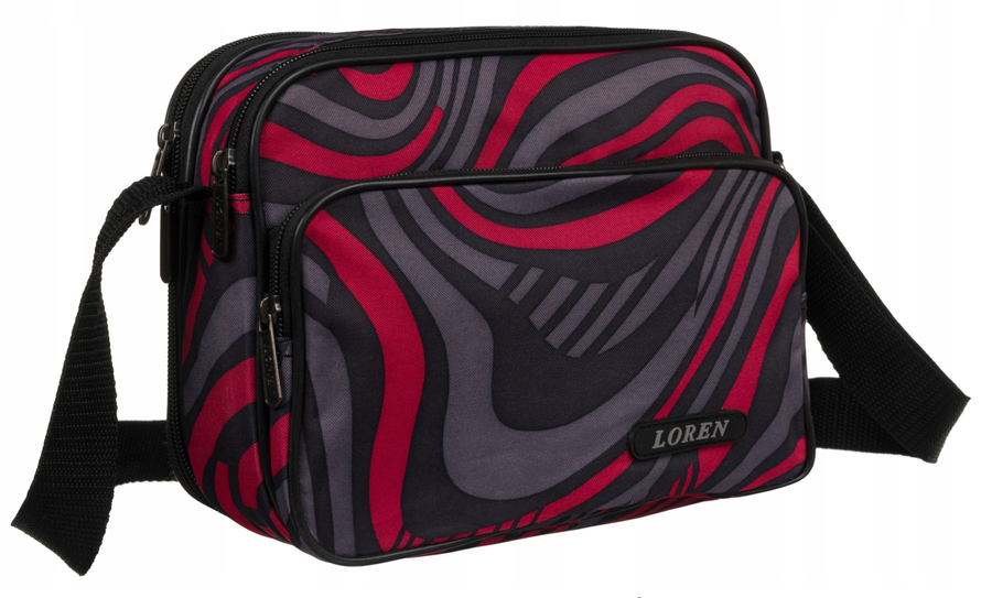 Loren Farebná pánska vzorovaná športová mesenger taška [DH] H02-600D Veľkosť: ONE SIZE