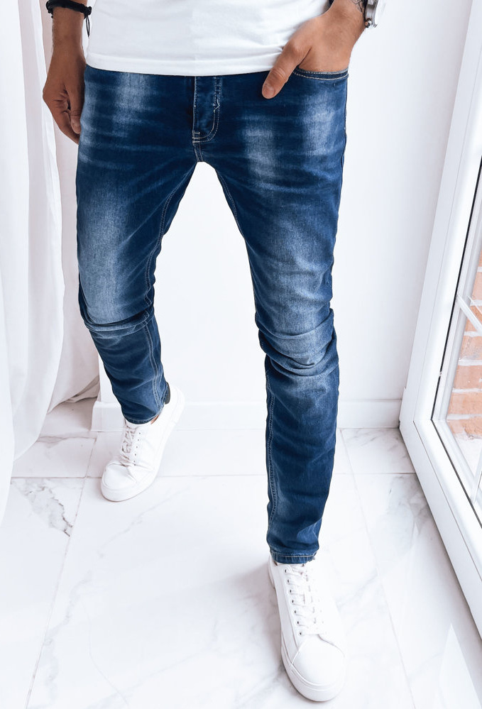 Tmavomodré pánske džínsové nohavice UX3990 Veľkosť: 29