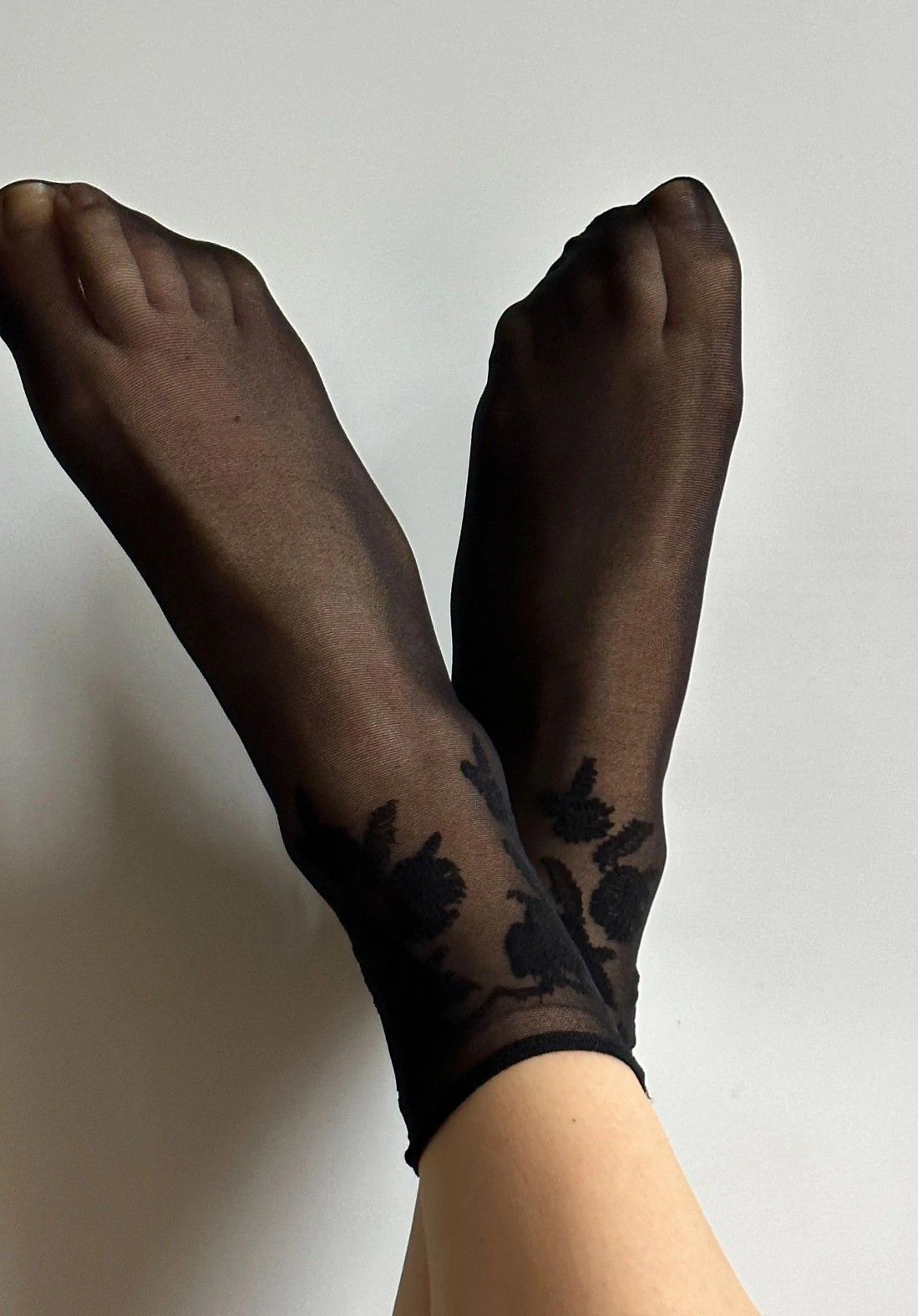 Silonkové ponožky so vzorom Veneziana Jana Veľkosť: ONE SIZE, Barva: čierna