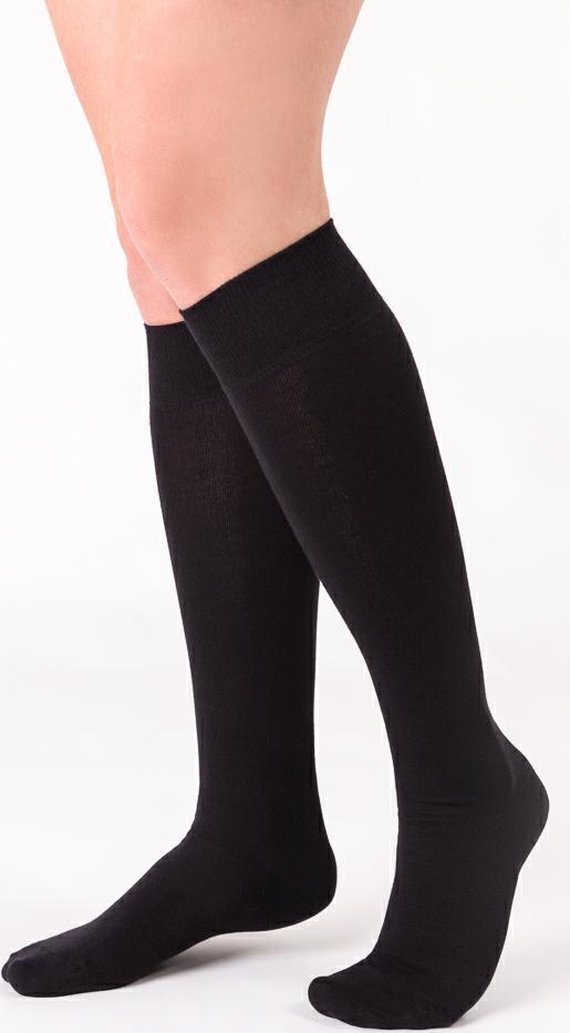 Čierne dámske hladké podkolienky Art. 072 AJ82, SIZE 38-41 BLACK Veľkosť: 38/40