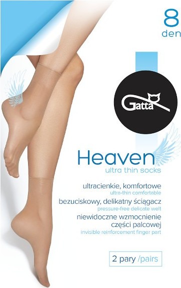 Silonkové ponožky Gatta Heaven 8 deň A'2 Veľkosť: ONE SIZE, Barva: hnedá