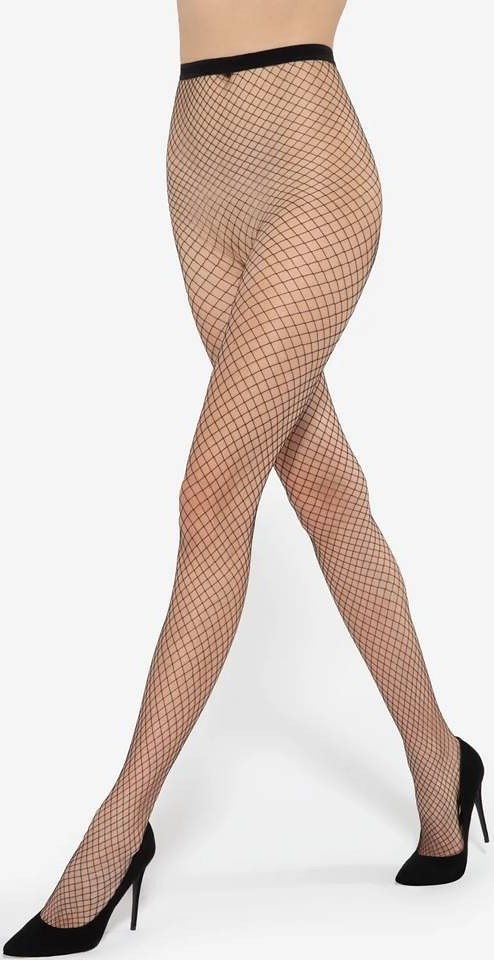 Sieťované pančuchy Gatta Brigitte 05 Veľkosť: M/L, Barva: čierna