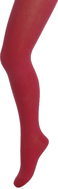 Dievčenské silonky Wola W38.060 Soft Cotton Veľkosť: 140/146, Barva: Červená