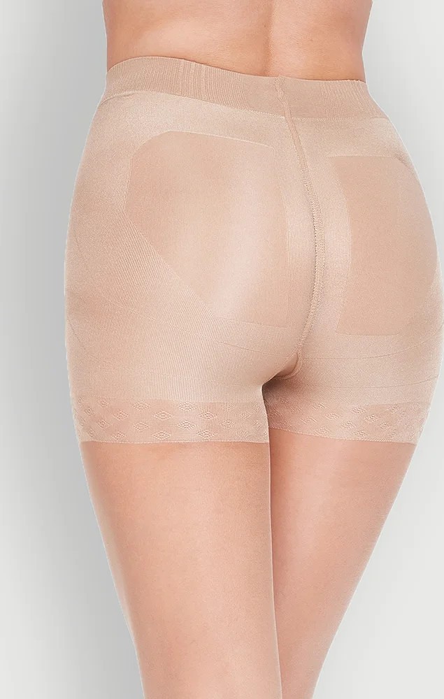 Silonky Mona Push-Up 20 den Veľkosť: L, Barva: vanilková