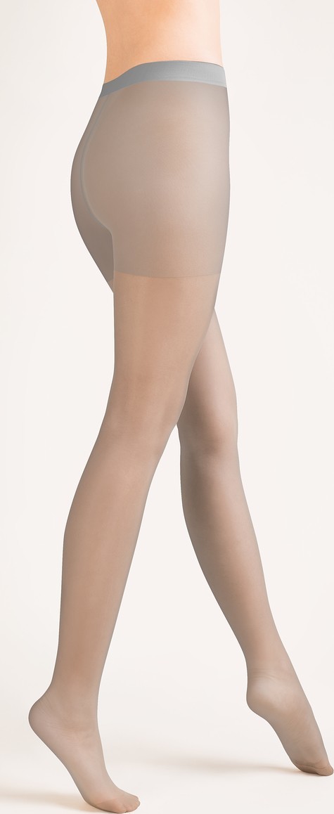 Silonky Gabriella Lycra 15 den Veľkosť: S, Barva: svetlosivá