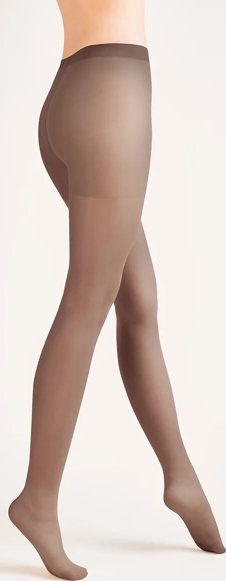 Silonky Gabriella Lycra 15 den Veľkosť: S, Barva: tmavohnedá