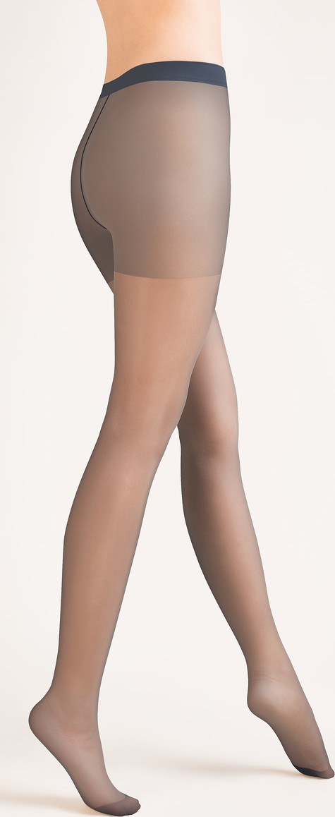 Silonky Gabriella Lycra 15 den plus size Veľkosť: XL, Barva: Grafitová