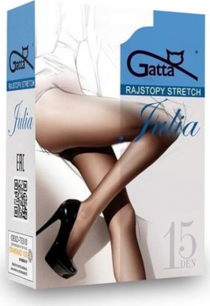 Silonky Gatta Julia 15 deň plus size Veľkosť: XL, Barva: telová