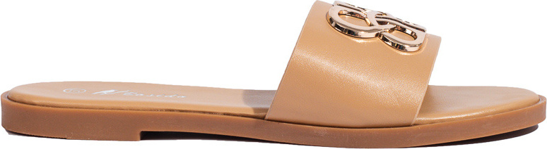 Béžové dámske šľapky CB2150-6KH Veľkosť: 37