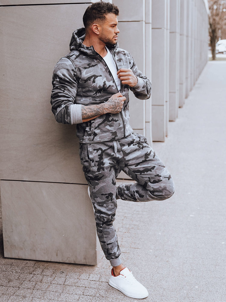 Tmavosivá pánska maskáčová súprava AX0623z Veľkosť: M