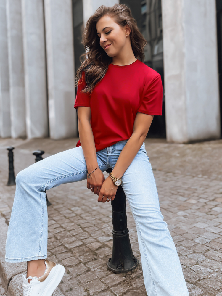 Červené dámske tričko MAYLA RY2210 Veľkosť: S