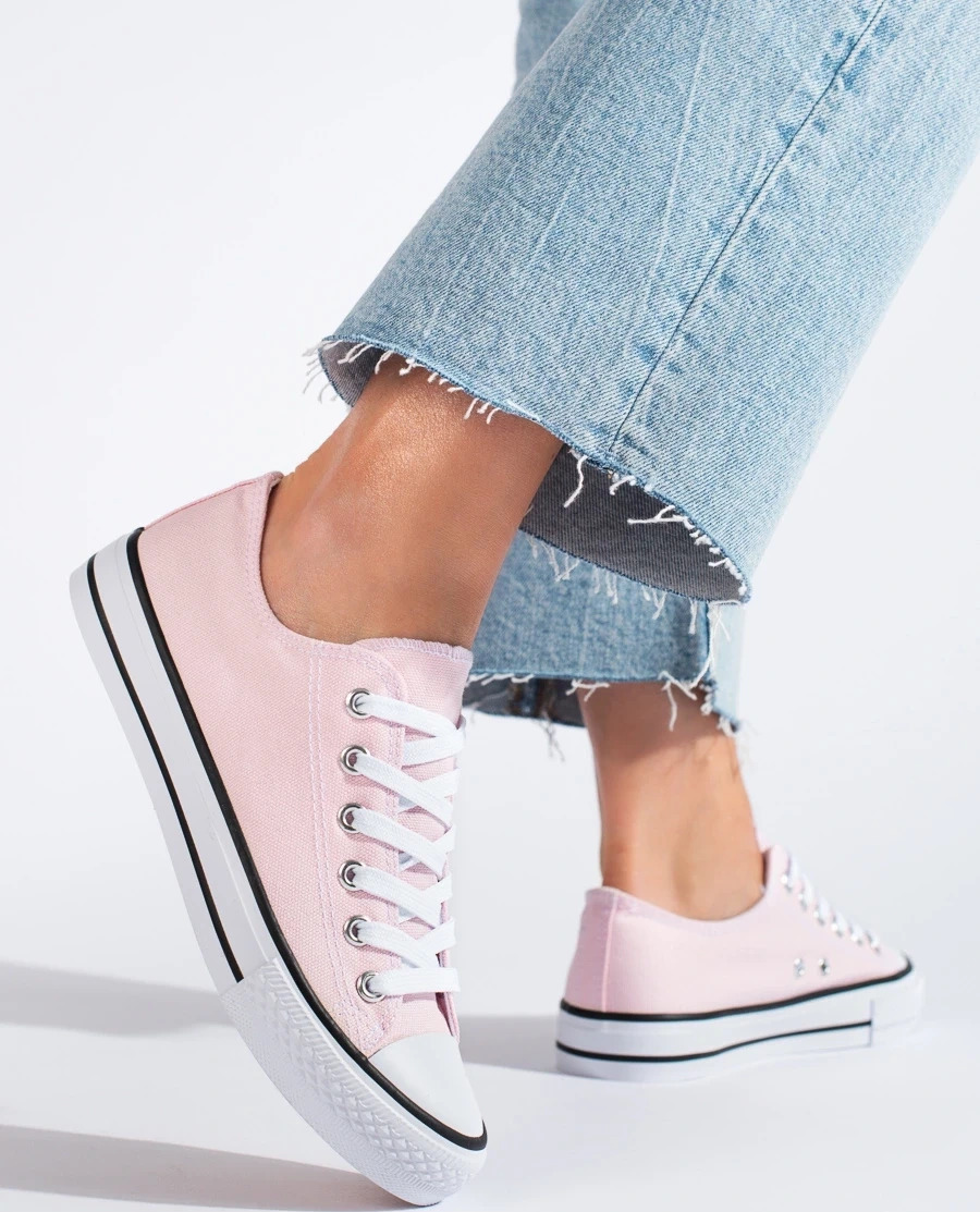 Dámske ružové nízke tenisky Vico 119-21P Veľkosť: 37