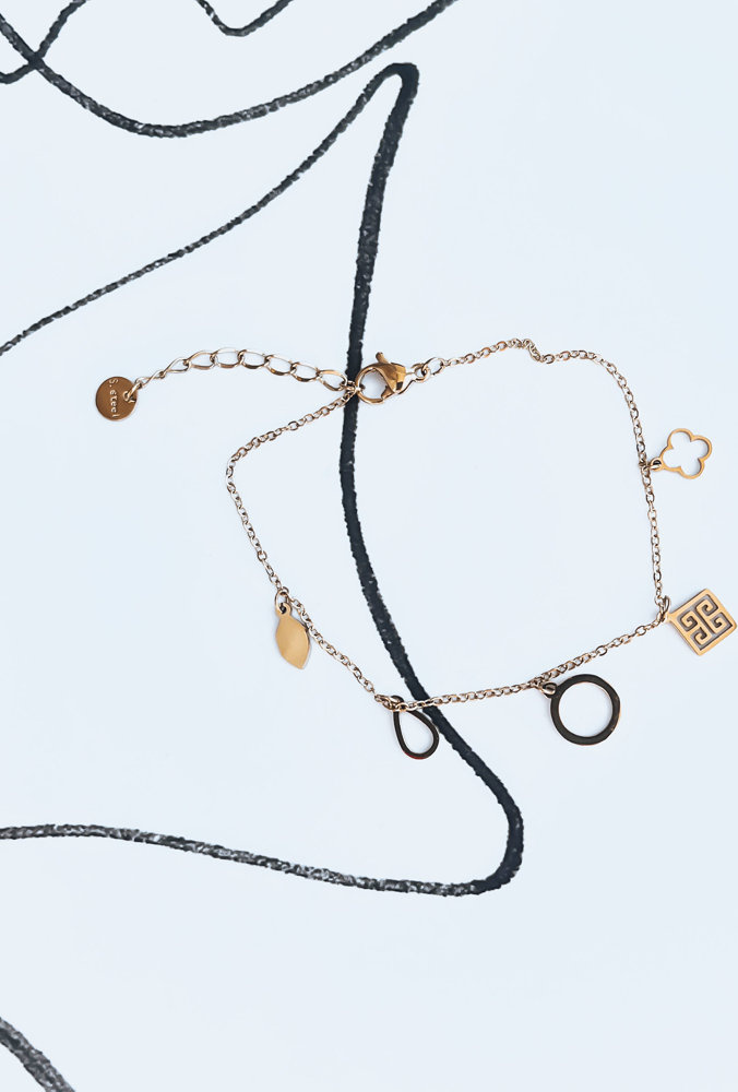 Zlatý náramok AMORE MIO Dstreet LY0070 Veľkosť: ONE SIZE