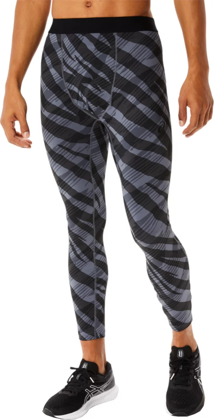 Sivé pánske legíny ASICS Wild Camo 7/8 Training Tight 2031D099-020 Veľkosť: M