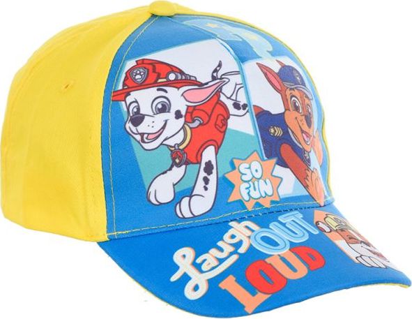 Žlto-modrá detská šiltovka Paw Patrol Veľkosť: 54