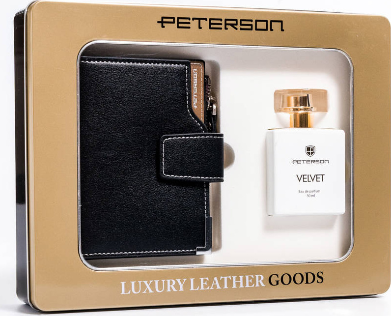 Peterson darčeková sada s peňaženkou a parfémom Q001 Veľkosť: ONE SIZE