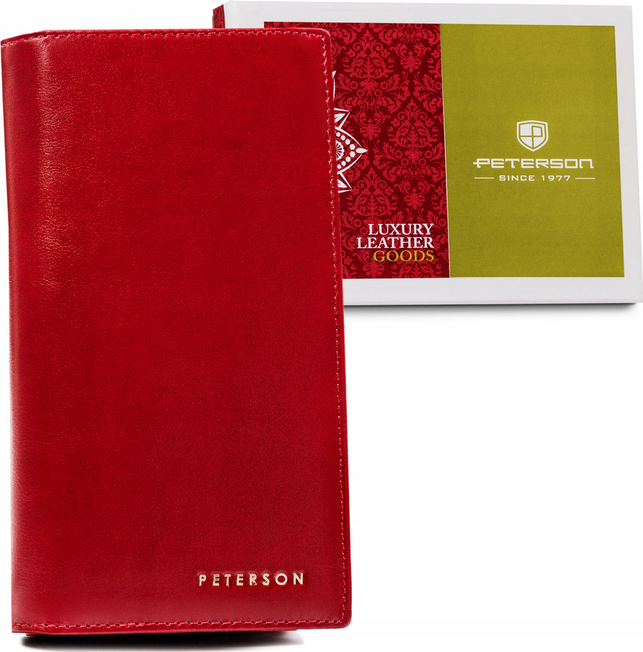 Peterson červená peňaženka na karty Y225 [DH] PTN 421431-SG Veľkosť: ONE SIZE