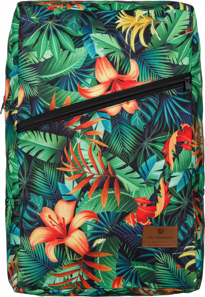 Peterson farebný cestovný batoh s tropickou potlačou [DH] PTN PLEC-03 Veľkosť: ONE SIZE