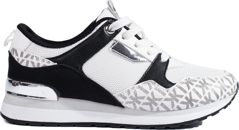 Dámske bielo-čierne sneakersy Shelovet LDLJ-90W Veľkosť: 37