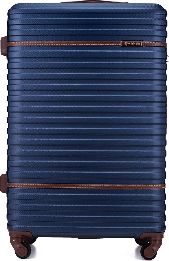 SOLIER tmavomodrý škrupinový kufor veľ. M 22' S16 (STL957 NAVY M 22') Veľkosť: M