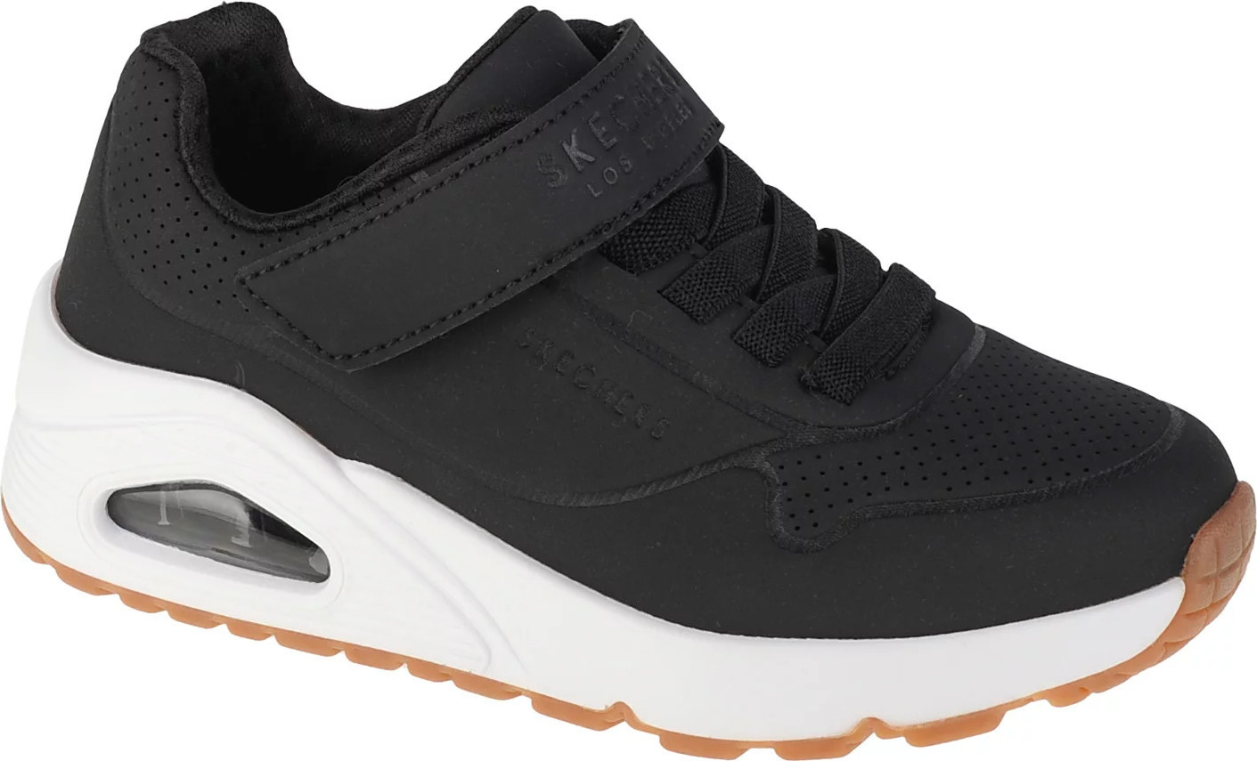 Čierne chlapčenské tenisky Skechers Uno Air Blitz 403673L-BLK Veľkosť: 27