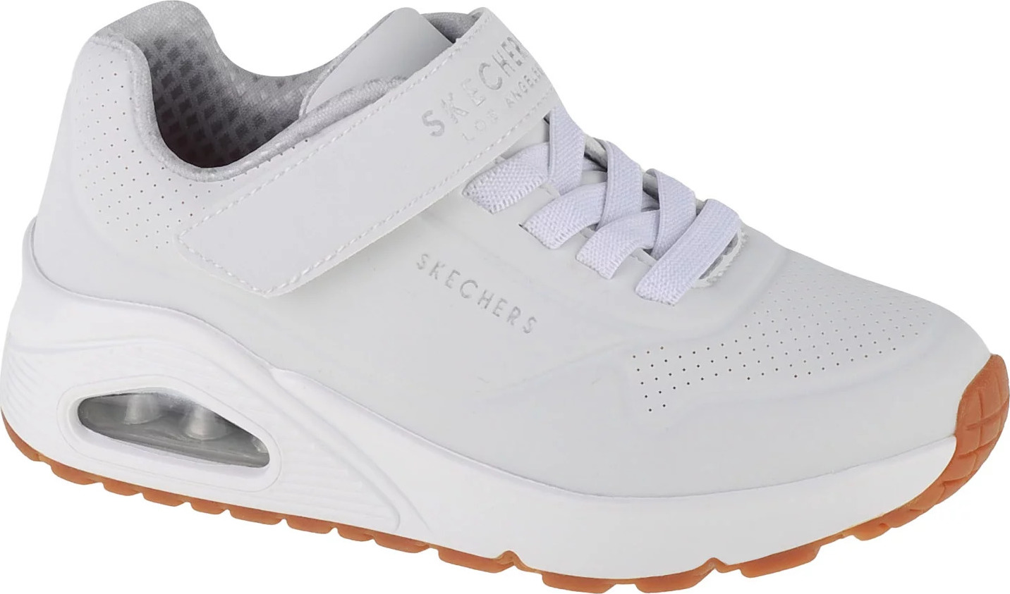 Biele chlapčenské tenisky Skechers Uno Air Blitz 403673L-WHT Veľkosť: 28