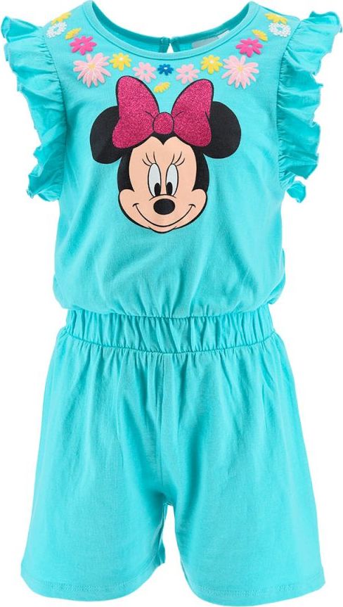 Tyrkysový dievčenský overal Mickey Mouse Veľkosť: 128