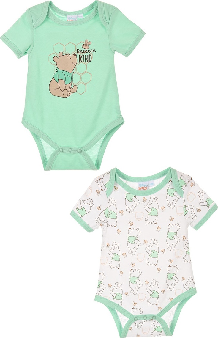 Balenie dvoch chlapčenských body Disney Winnie the Pooh Veľkosť: 86
