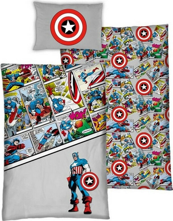Obojstranné chlapčenské obliečky Marvel - Avengers Veľkosť: ONE SIZE