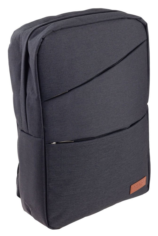 Rovicky čierny batoh s vreckom na notebook NB9704-4368 BLACK Veľkosť: ONE SIZE
