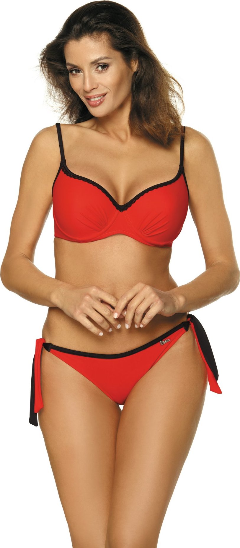 Červené push-up bikiny Camilla Redcoat M-489 (3) Veľkosť: S