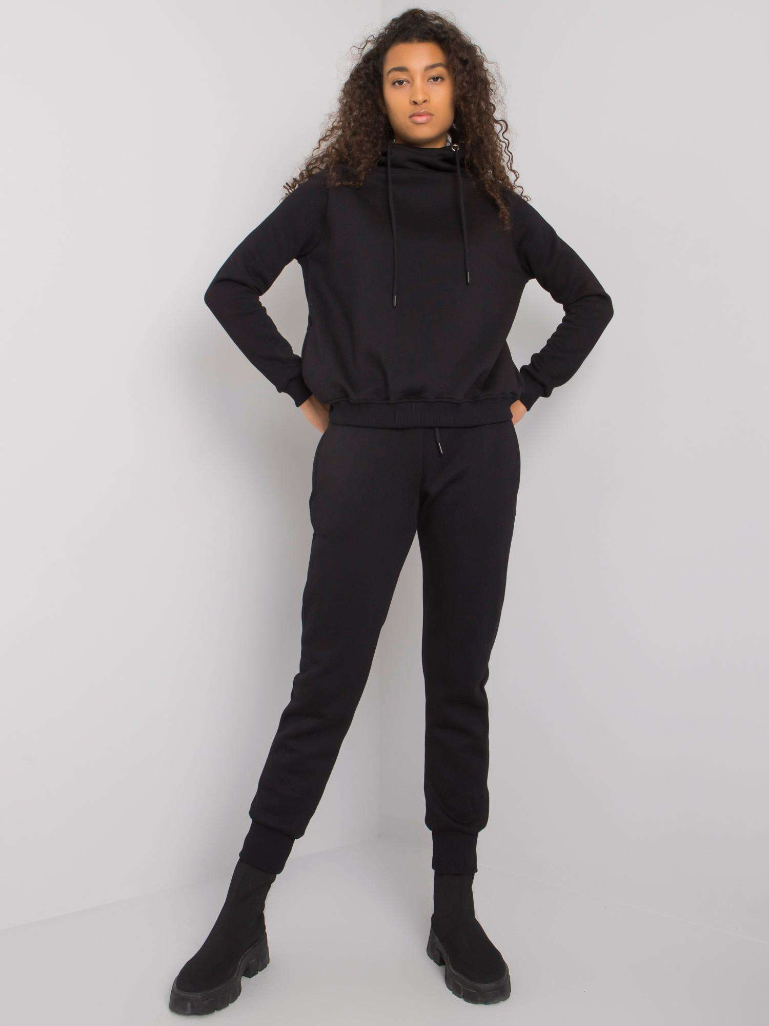 Čierna basic teplákovka Miramar RV-KMPL-7285.00P-black Veľkosť: XL