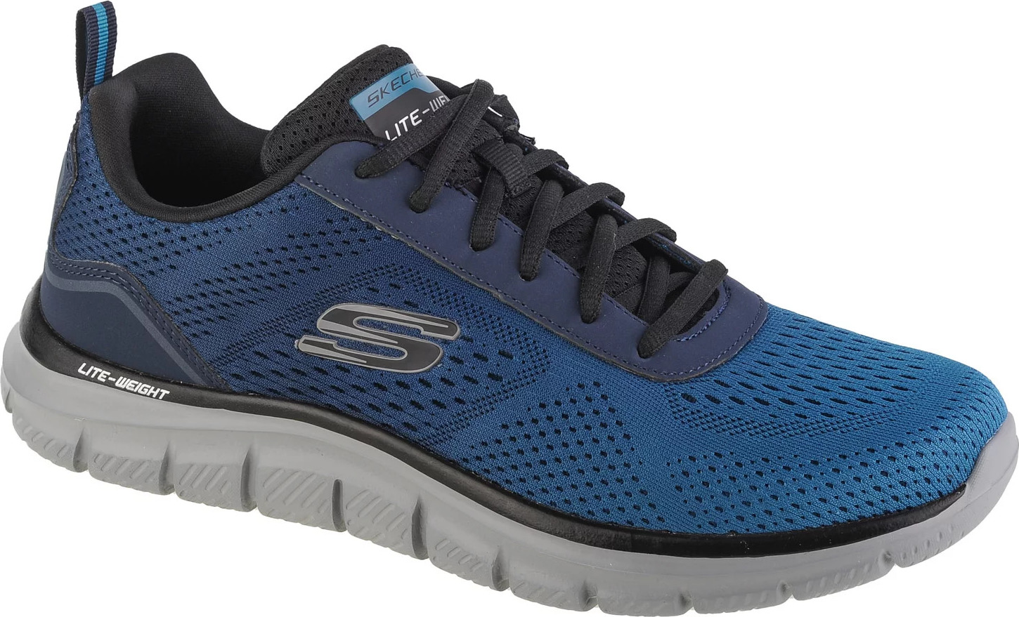 Modré pánske tenisky Skechers Track - Ripkent 232399-NVBL Veľkosť: 41